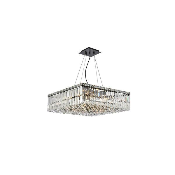 Lighting Business V2032D24BK-RC 24 in. Maxime Chandelier, Black LI2960196